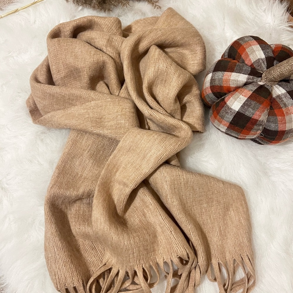 Elegant Tan Scarf